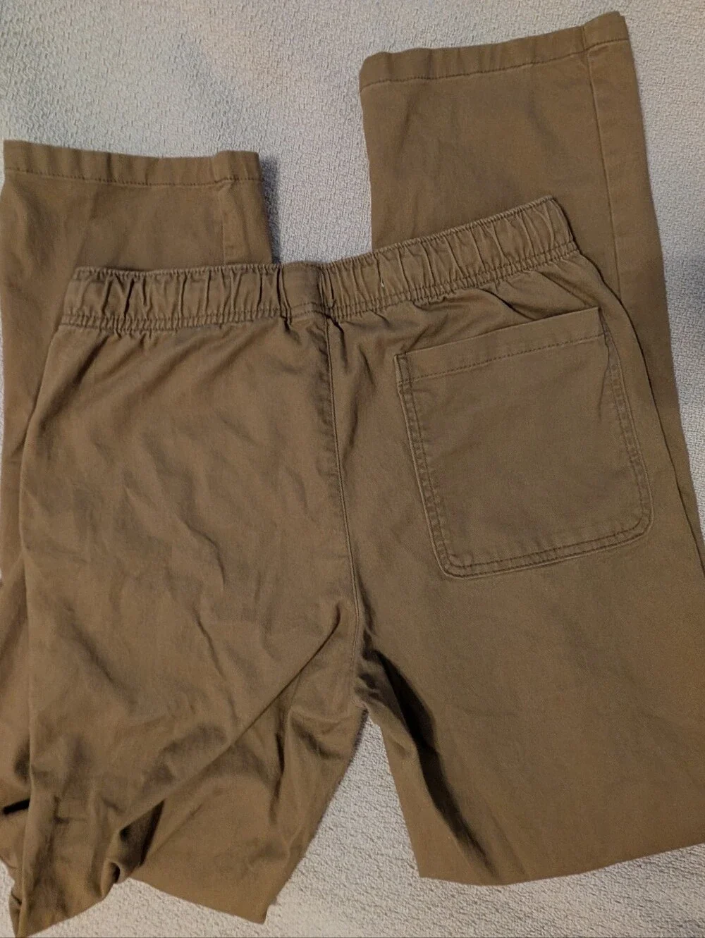 Old Navy Boys Pull On Elastic Waist Straight Leg Khaki Chino Pants, Size XXL 18